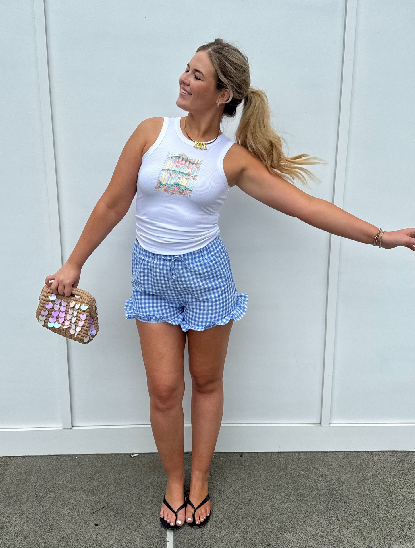 BLUE SHORELINE SHORT