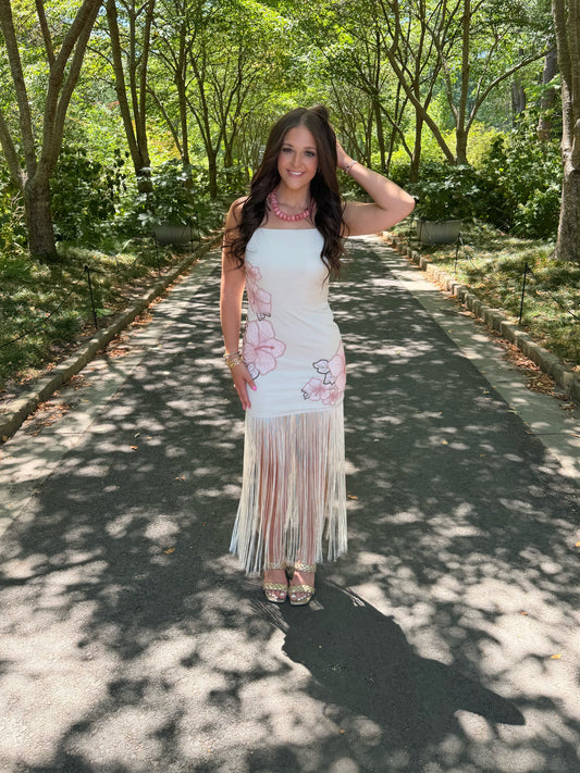 FRINGE IN BLOOM MAXI