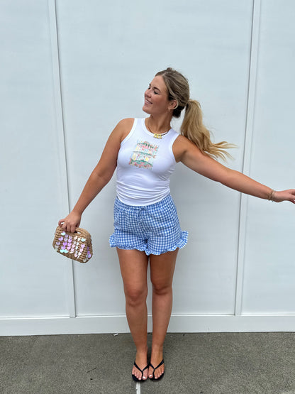 BLUE SHORELINE SHORT
