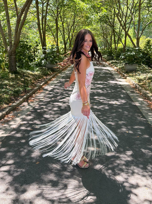 FRINGE IN BLOOM MAXI