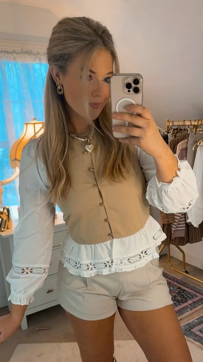 Fine Line Lace Top